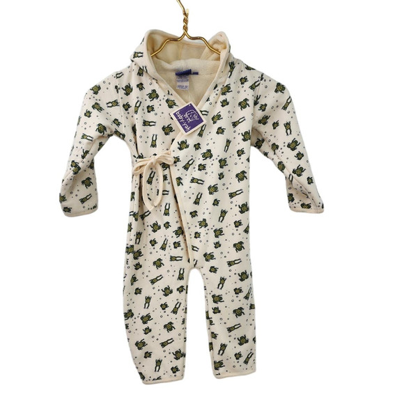 New NWT Mak The Yak Baby Yak Froh Hooded One Piece Size 6-18 Months - Picture 1 of 12